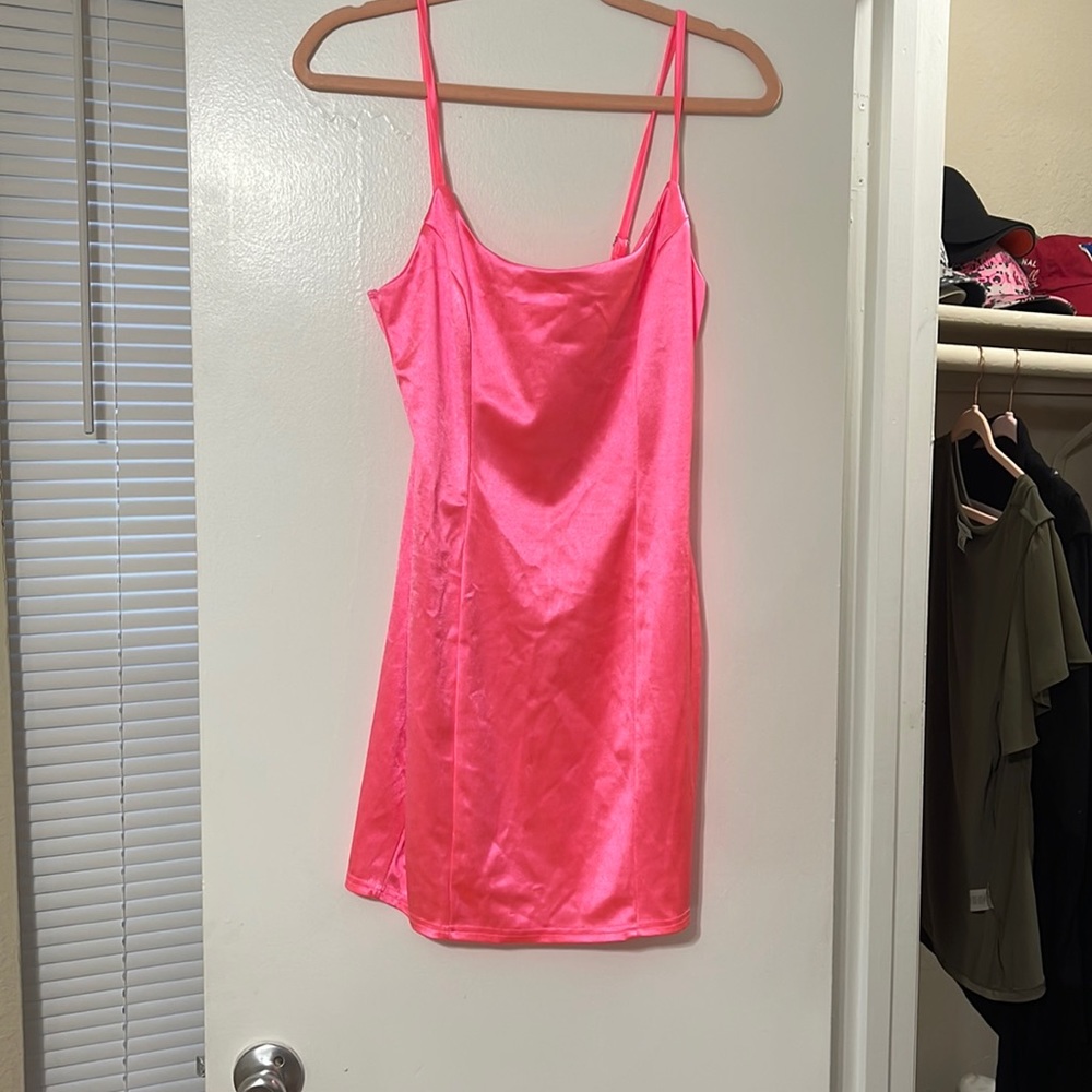 Tight never worn neon pink dress